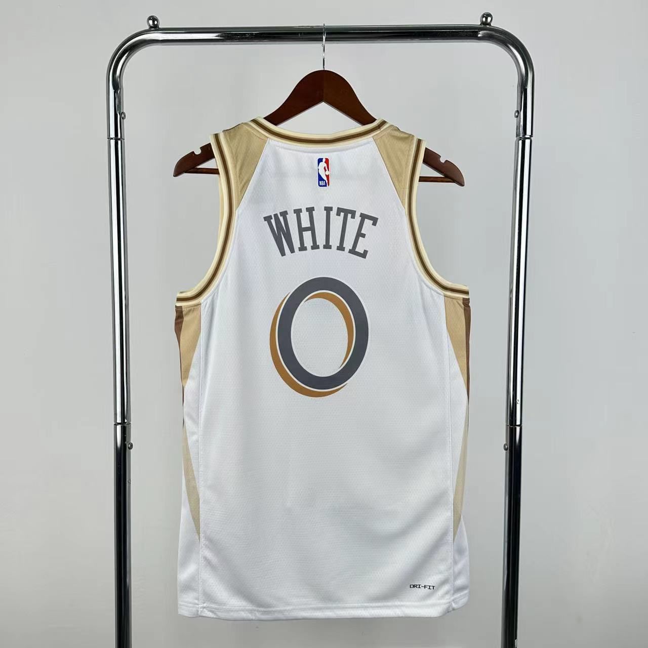 Men Chicago Bulls #0 White White Nike City Edition Season 2025 NBA Jersey